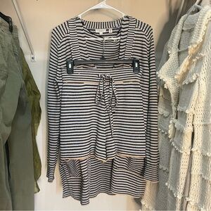 ALC 3pc Set Knit Cardigan Crop top tank high rise Shorts Sz Xs